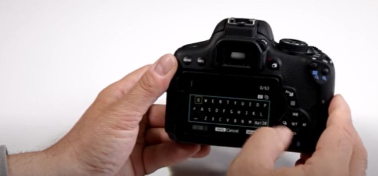 how to add watermark in canon camera